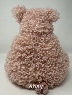 Jellycat Bobbleton Pig Curly Fur Plush Stuffed Animal Soft Toy Lovey Farm Friend