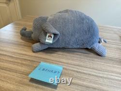 Jellycat DOOPITY Elephant Ribbed Plush Stuffed Animal Rare HTF NWT