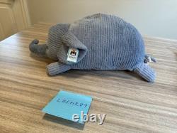 Jellycat DOOPITY Elephant Ribbed Plush Stuffed Animal Rare HTF NWT
