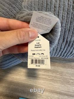 Jellycat DOOPITY Elephant Ribbed Plush Stuffed Animal Rare HTF NWT