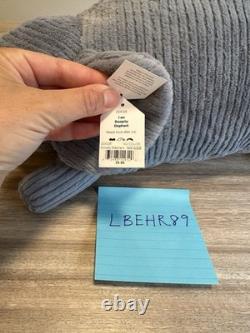 Jellycat DOOPITY Elephant Ribbed Plush Stuffed Animal Rare HTF NWT
