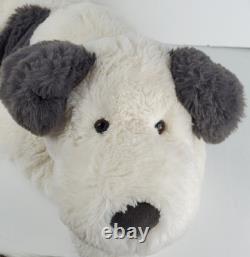 Jellycat Dashing Dog Gray Spots Large Puppy Stuffed Animal Plush Toy HTF Retired