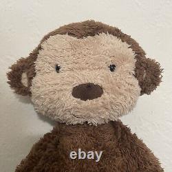 Jellycat First Steps Nugget Monkey Plush Retired RARE Stuffed Animal Toy