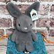 Jellycat Fuzzle Bunny Plush Stuffed Animal Retired Super Rare Vhtf Nwt Dust Bag