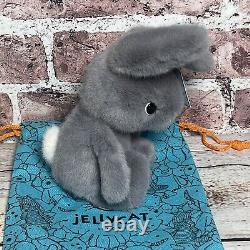 Jellycat Fuzzle Bunny Plush Stuffed Animal RETIRED SUPER RARE VHTF NWT Dust Bag