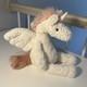 Jellycat Lallagie Unicorn Plush Wings Rare Retired Htf Soft Stuffed Animal Toy