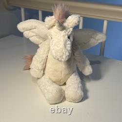 Jellycat LALLAGIE Unicorn Plush Wings RARE Retired HTF Soft Stuffed Animal Toy