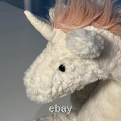 Jellycat LALLAGIE Unicorn Plush Wings RARE Retired HTF Soft Stuffed Animal Toy
