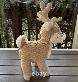 Jellycat Large Mitzi Reindeer Plush Stuffed Animal Brown Antlers 18 New + Tags