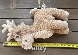 Jellycat Large Mitzi Reindeer Plush Stuffed Animal Brown Antlers 18 New + Tags