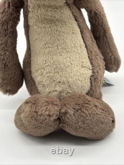 Jellycat London Bashful Otter Plush Lovie Stuffed Animal Rare Retired HTF 12