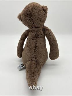 Jellycat London Bashful Otter Plush Lovie Stuffed Animal Rare Retired HTF 12