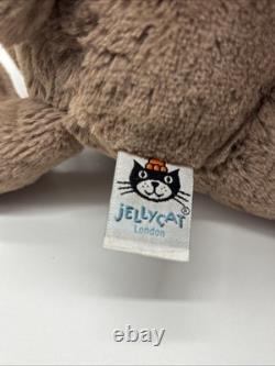 Jellycat London Bashful Otter Plush Lovie Stuffed Animal Rare Retired HTF 12