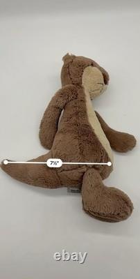 Jellycat London Bashful Otter Plush Lovie Stuffed Animal Rare Retired HTF 12