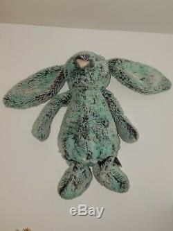 Jellycat London Bashful Pistachio Bunny Plush Medium 12 Green Limited