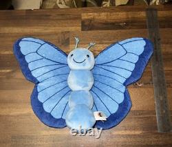 Jellycat London Iris Breezy Butterfly Iris Blue Plush Stuffed Animal Retired HTF