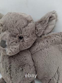 Jellycat Medium 10 Gray Bashful Bat Stuffed Animal Plush Retired
