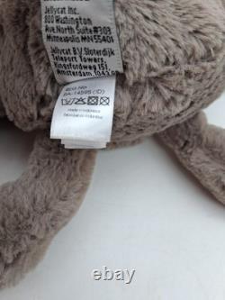 Jellycat Medium 10 Gray Bashful Bat Stuffed Animal Plush Retired