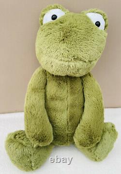 Jellycat Medium Bashful Frog Soft Toy Baby Comforter Soother Green