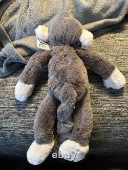 Jellycat Medium Brodie Monkey Plush Stuffed Animal NWT NEW 13 Inches