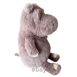 Jellycat Myrtle Hippopotamus Plush Purple Stuffed Animal 11 Seated