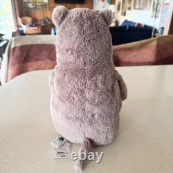 Jellycat Myrtle Hippopotamus Plush Purple Stuffed Animal 11 Seated