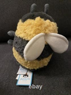 Jellycat NWT Bumblebee Plush Stuffed Animal Excellent Yellow Black Albee Bee