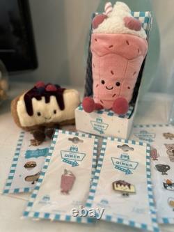 Jellycat NYC Diner Exclusive FAO Milkshake And Cheesecake