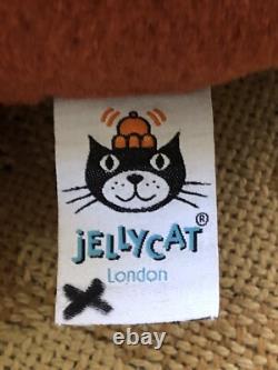 Jellycat Nestie Fox Plush Stuffed Animal Tail Sleep Pillow Retired Nest RARE