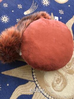 Jellycat Nestie Fox Plush Stuffed Animal Tail Sleep Pillow Retired Nest RARE