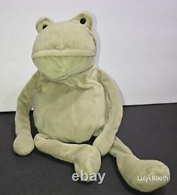 Jellycat OG Fergus The Frog Green Plush 8 Animal Stuffed Retired RARE 3778