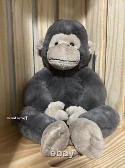 Jellycat Perdie Gorilla 12 Gorilla Stuffed Animal Plush Gray BNWT