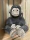 Jellycat Perdie Gorilla 12 Gorilla Stuffed Animal Plush Gray Bnwt