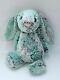 Jellycat Pistachio Bunny 11 Plush Rabbit Bashful Stuffed Animal Blue Green