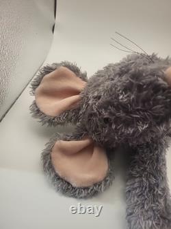 Jellycat Plush Medium Bunglie Mouse Stuffed Animal Gray Pink Tail 17