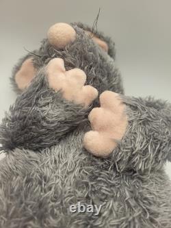 Jellycat Plush Medium Bunglie Mouse Stuffed Animal Gray Pink Tail 17