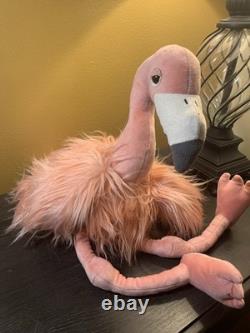 Jellycat Plush Rosario Flamingo Stuffed Animal Rare Large NWT 18 HTF Pink Lovey