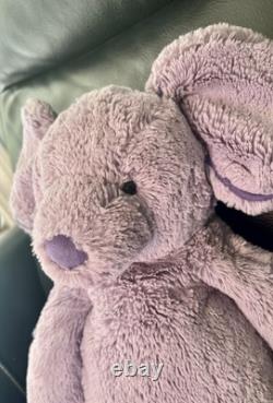 Jellycat Purple Piper Large Mouse Plush Stuffed Animal 18 Rare Plushie Lovely
