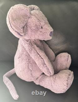 Jellycat Purple Piper Large Mouse Plush Stuffed Animal 18 Rare Plushie Lovely