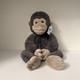 Jellycat Retired Perdie Gorilla Gorilla Stuffed Animal Plush Gray Nwt