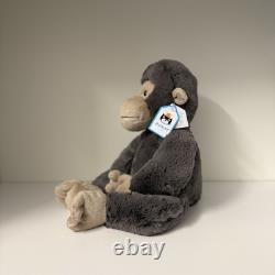 Jellycat Retired Perdie Gorilla Gorilla Stuffed Animal Plush Gray NWT
