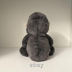 Jellycat Retired Perdie Gorilla Gorilla Stuffed Animal Plush Gray NWT