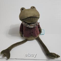 Jellycat Riverside Rambler Frog Plush Stuffed Animal Soft Toy Green Red New