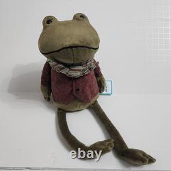 Jellycat Riverside Rambler Frog Plush Stuffed Animal Soft Toy Green Red New
