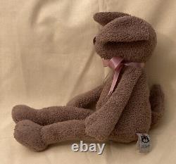 Jellycat Slackajack Brown Puppy Dog Floppy Stuffed Animal Beanbag Plush 13