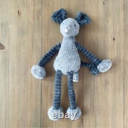 Jellycat Slinky Mouse Plush Stuffed Animal Gray Corduroy Rare Toy