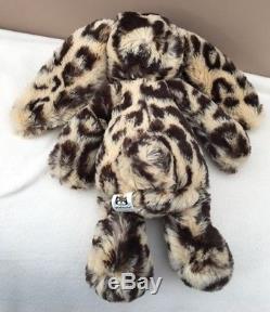 Jellycat Special Edition Dixie Bashful Bunny Rabbit Soft Toy Leopard Print Brown