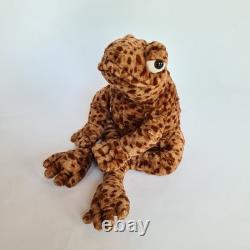Jellycat Toby The Toad Stuffed Toy Animal Plush Spotted Brown Small HTF Retired