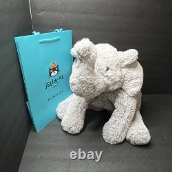 Jellycat WANDERLUST ELLY Gray Floppy Plush Stuffed Animal Large RARE NWT HTF