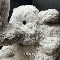 Jellycat WANDERLUST ELLY Gray Floppy Plush Stuffed Animal Large RARE NWT HTF